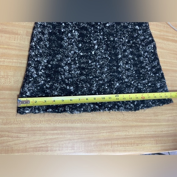 Fenn Wright Manson black and white wool alpaca mohair blend skirt women’s size M - Picture 9 of 10